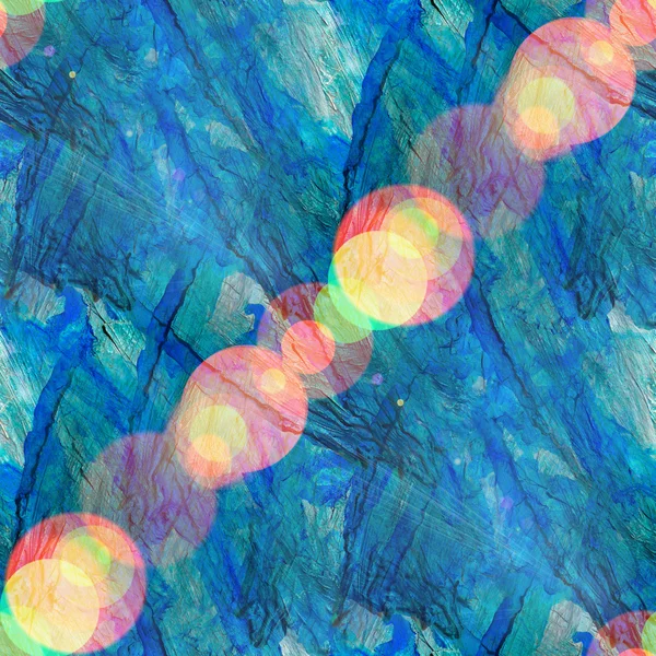 Bokeh wallpaper azul abstrato aquarela arte sem costura textura ha — Fotografia de Stock