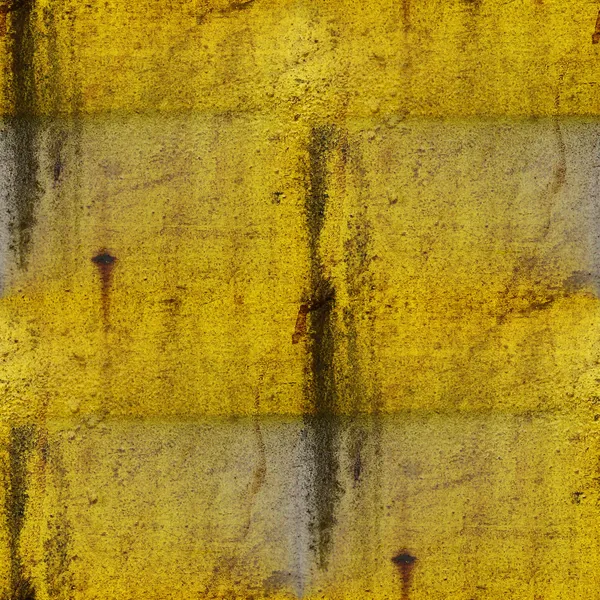 Seamless background paint yellow texture grunge old metal iron d — Stock Photo, Image