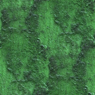 Dikişsiz doku yeşil renkli metal pas paslı eski boya gru