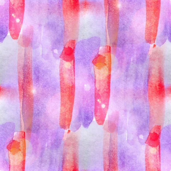 Sonnenblende abstrakt lila, rot nahtlos bemalte Aquarell-Rückseite — Stockfoto