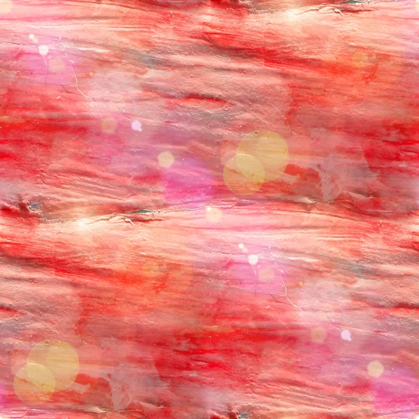 Sun glare abstract red seamless painted watercolor background on — Stock Photo, Image