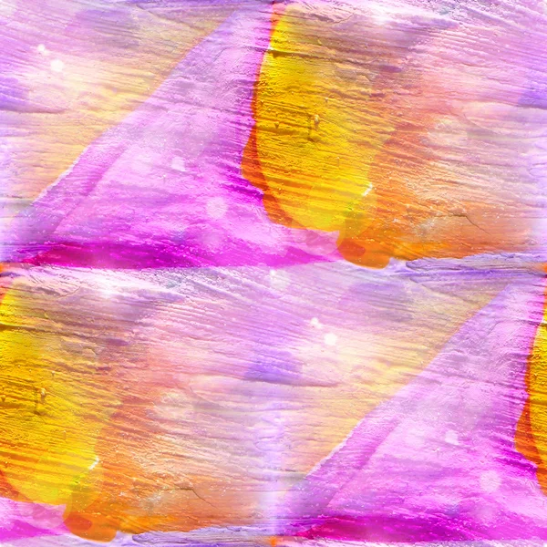 Sun glare abstract purple, yellow seamless painted watercolor ba — Stock Photo, Image