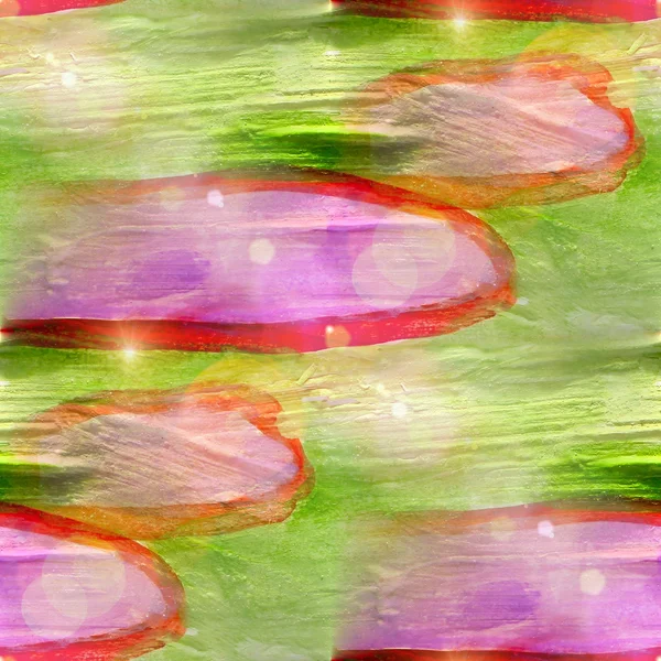 Сонячні відблиски абстрактний безшовний пофарбований акварель зелений, фіолетовий спина — стокове фото