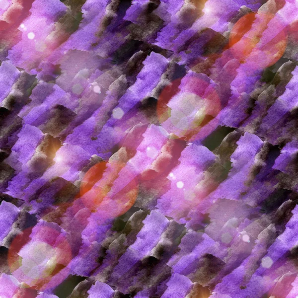Soleil éblouissement art texture transparente, fond aquarelle violet, bl — Photo