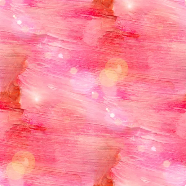 Sun glare grunge pink red texture, watercolor seamless backgroun — Stock Photo, Image