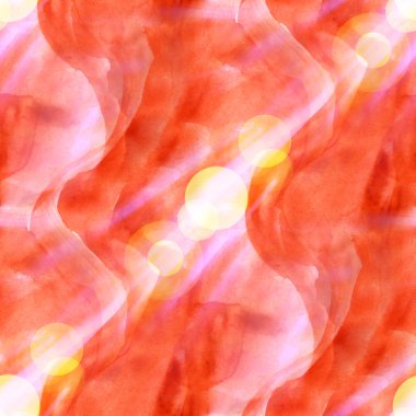 Güneş parlamayı suluboya tasarımınız için kahverengi