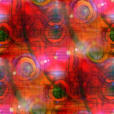 güneş ışığı grunge band turuncu, sarı öncü doku suluboya