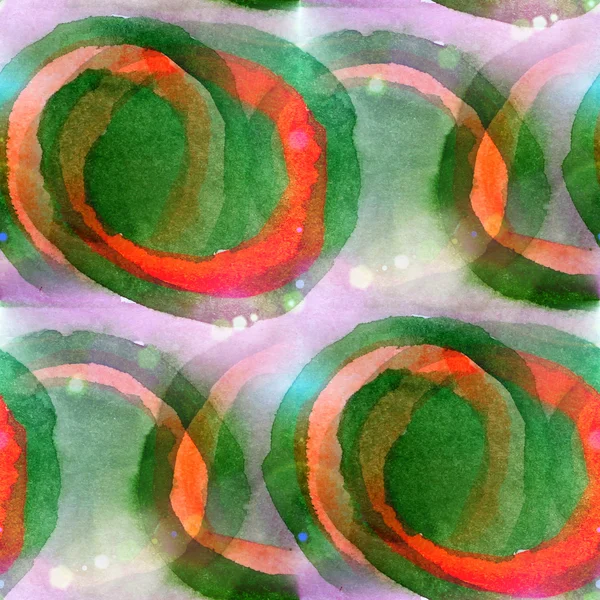 Zonlicht abstract naadloze paars, groen, oranje geschilderde waterco — Stockfoto