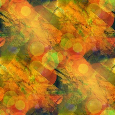 güneş ışığı arka plan sarı, yeşil süsleme suluboya resim seamle