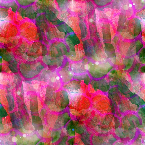 Luz solar grunge rosa, textura banda verde, sem costura aquarela, b — Fotografia de Stock
