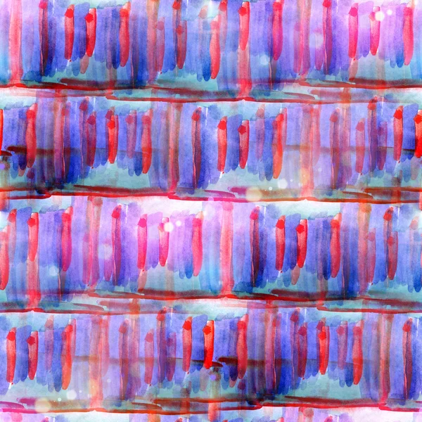 Napfény-festék varrat nélküli piros, kék háttér akvarell színes ab — Stock Fotó