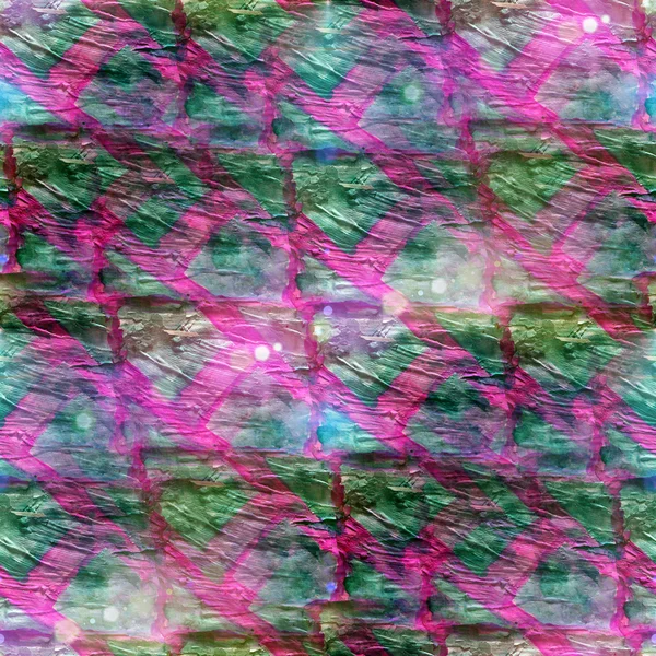 Luz solar rosa, azul, ornamento grunge textura, aguarela costuras — Fotografia de Stock