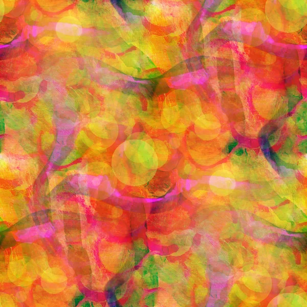 Sunlight red yellow grunge texture, watercolor seamless backgrou — Stock Photo, Image