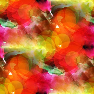 güneş ışığı soyut renkli kir sulu boya lekesi