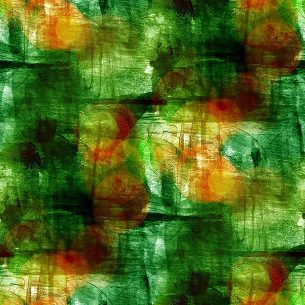 Lumière du soleil vert sans couture, cubisme abstrait, art texture Picasso, w — Photo