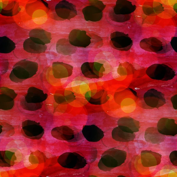 Luz solar macro rosa, preto aquarela textura sem costura pintura sta — Fotografia de Stock
