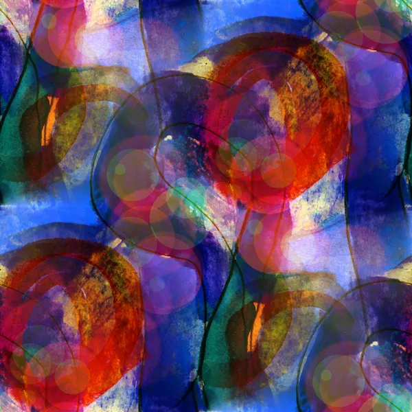 日光シームレスな青、赤のキュービズム抽象芸術ピカソ テクスチャ — ストック写真