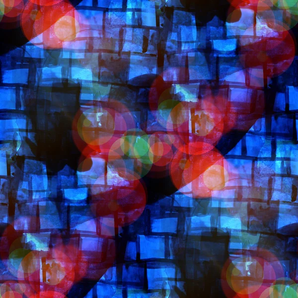 Zonlicht naadloze kubisme abstracte kunst blauw picasso textuur water — Stockfoto