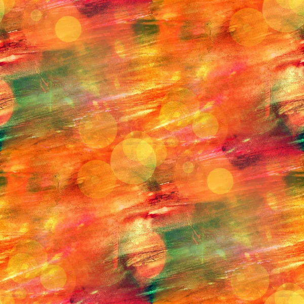 日光オレンジ シームレスな抽象アート テクスチャ水彩画 wallpap — ストック写真