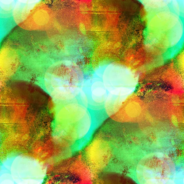 Zonlicht rode, groene naadloze abstracte kunst texture aquarel wal — Stockfoto