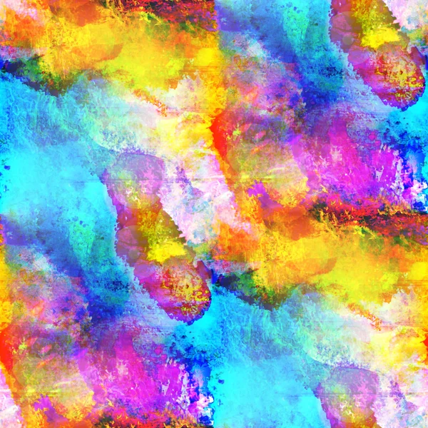 Zonlicht naadloze abstracte kunst blauw, geel, rood textuur waterco — Stockfoto