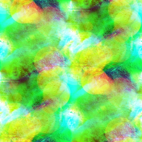 Sonnenlicht nahtlose abstrakte Kunst grüne Textur, Aquarell Tapete — Stockfoto