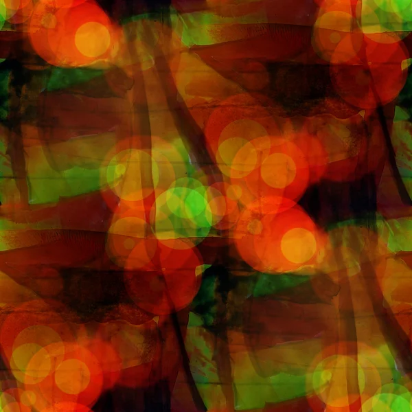阳光无缝立体主义黄色、 绿色抽象艺术毕加索文本 — 图库照片