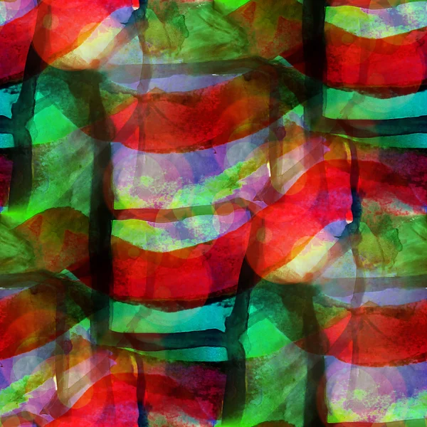 Sunlight seamless green red cubism abstract art Picasso texture — Zdjęcie stockowe