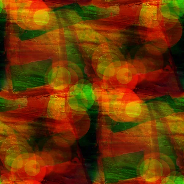 阳光无缝黄色、 绿色立体主义抽象艺术毕加索文本 — 图库照片