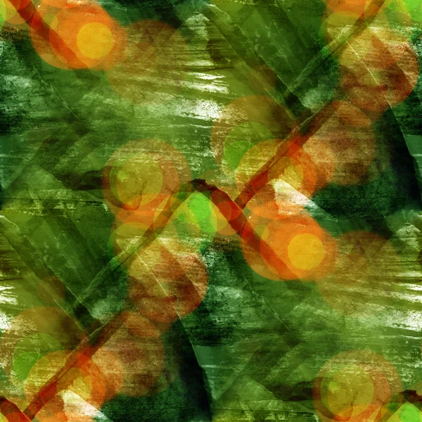 阳光无缝，立体主义抽象，艺术毕加索纹理，绿色 w — 图库照片