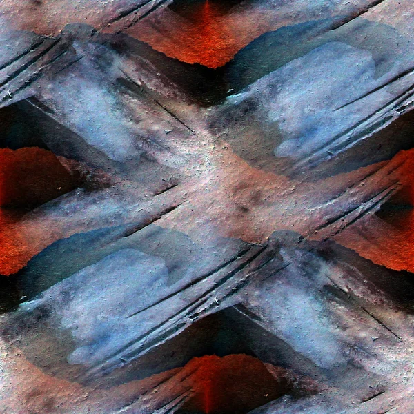 レトロな抽象的な青、黒、赤のテクスチャ カラー シームレスな背景 — ストック写真