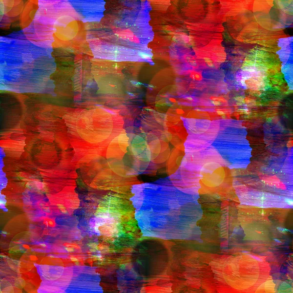 Glare light abstract red, blue vintage avant-garde watercolor se — Stock Photo, Image