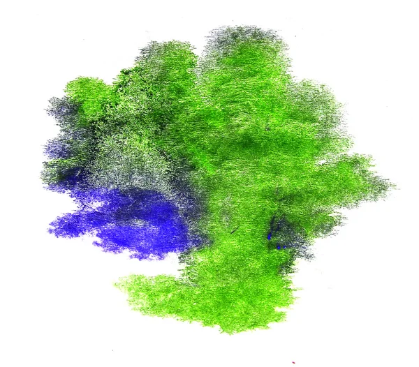 Чернила зеленые акварельные брызги краски брызги гранж бло — стоковое фото