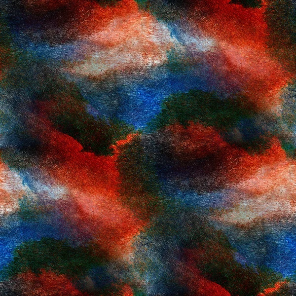 Aquarel blauw, rood naadloze textuur achtergrond verf abstract — Stockfoto