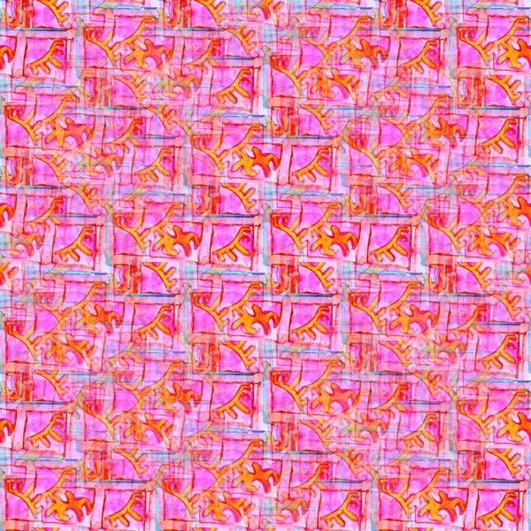 Fond d'écran rose cubisme sans couture art abstrait Picasso texture wate — Photo