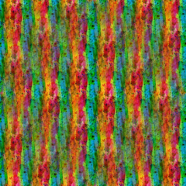 壁紙の色虹シームレスな背景の要約水彩 — ストック写真