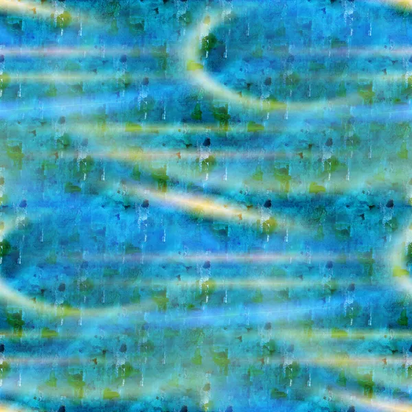 Flecks sunlight seamless blue green background abstract waterco — Stock Photo, Image