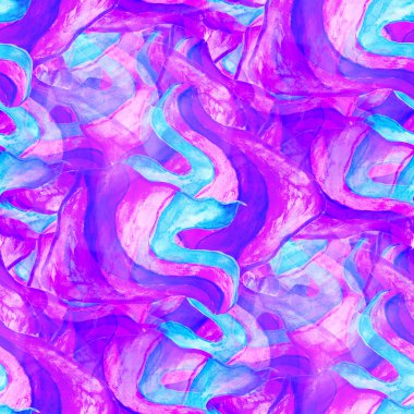 mavi ve mor sorunsuz suluboya kamaşma