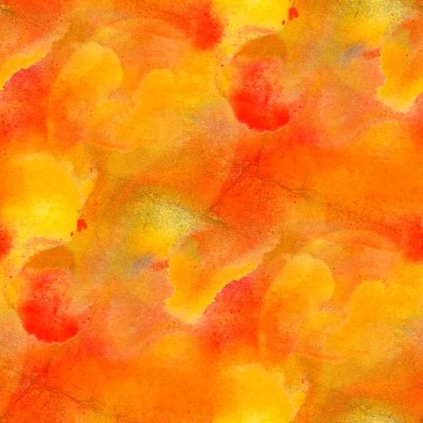 Riverbero da giallo arancio macro acquerello texture senza soluzione di continuità e p — Foto Stock