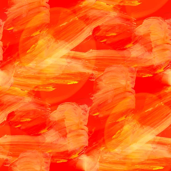 Blendung aus orange gelb rot Makro-Aquarell nahtlose Textur ein — Stockfoto
