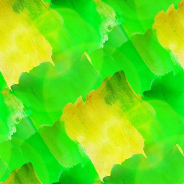 Dikişsiz Yeşil Sarı sanat makro doku suluboya B'den kamaşma