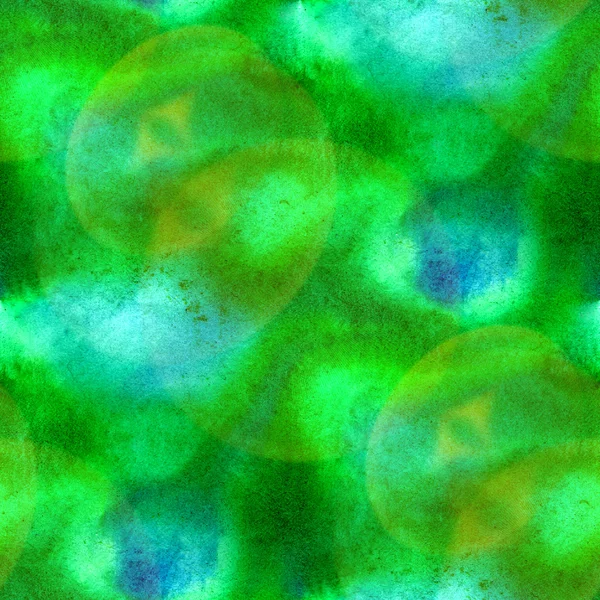 水彩分離シームレス テクスチャの緑のスポットの abst からグレアします。 — ストック写真