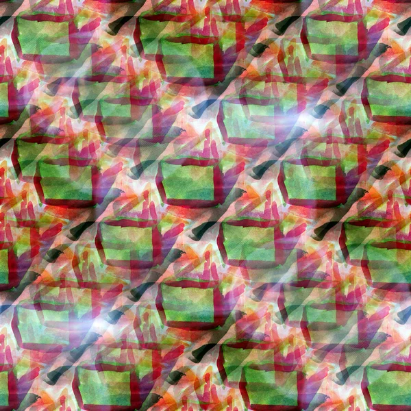 Блеск от абстрактного акварели красный, зеленый, розовый бесшовные текстуры — стоковое фото