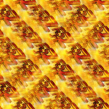 güneş ışığı sanat resim suluboya kesintisiz sarı kırmızı Kübizm backg