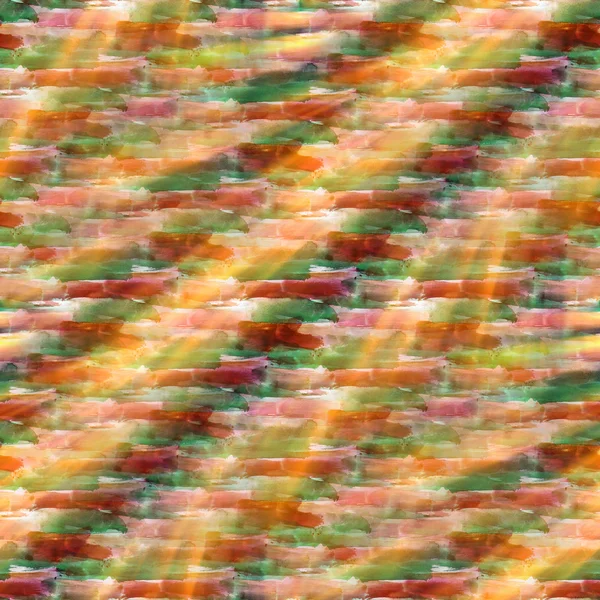Солнечная краска красный, синие штрихи бесшовный фон акварель — стоковое фото