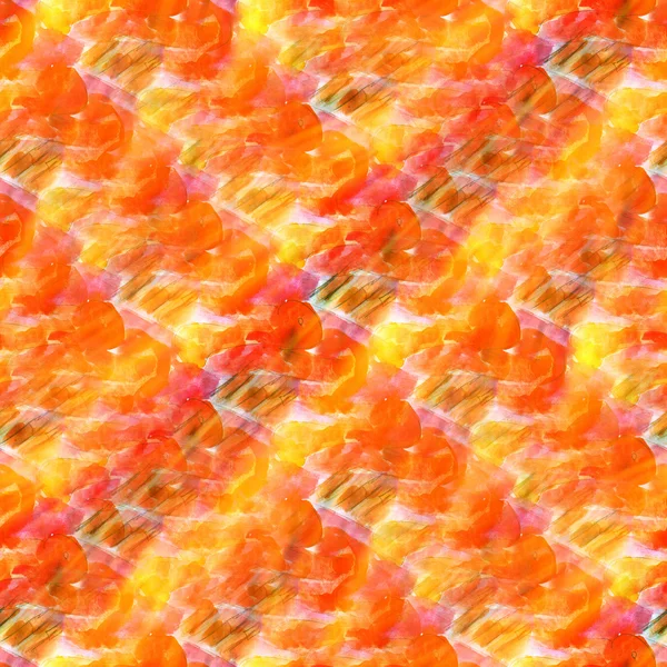 Zonlicht verf naadloze achtergrond aquarel oranje kleur abstr — Stockfoto
