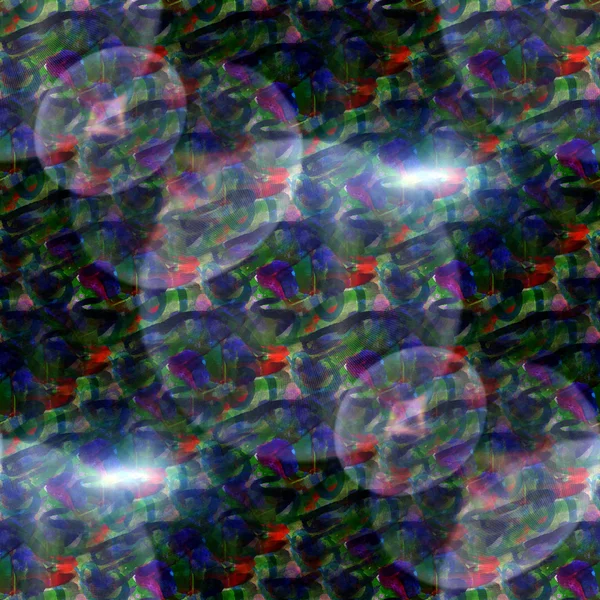 Блеск от абстрактного акварели зеленый синий красный бесшовный текстура h — стоковое фото