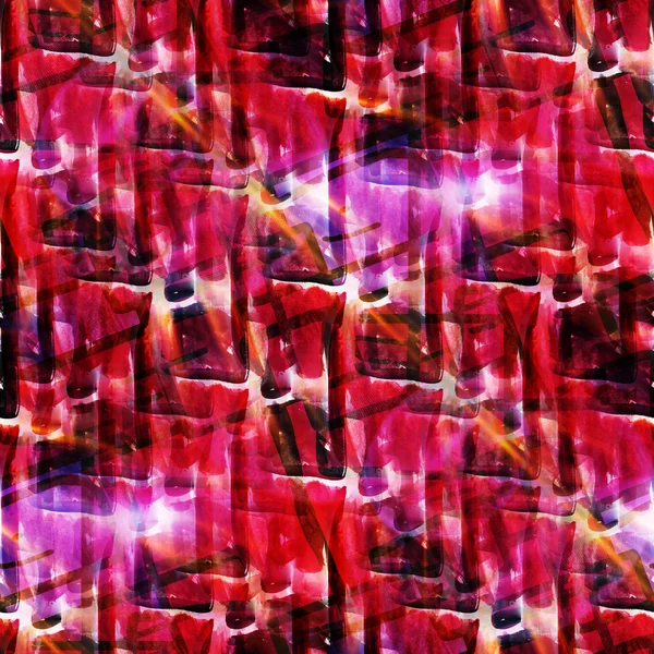Картинка акварель акварель бесшовный красный, черный — стоковое фото