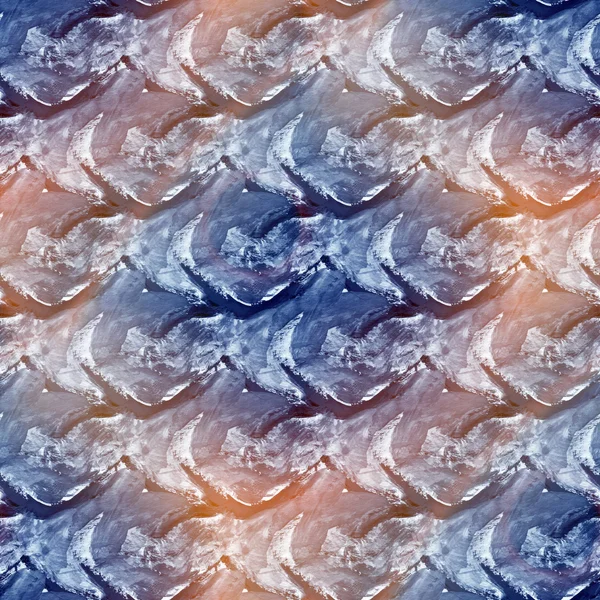 Nahtlose bunte blaue Aquarell handgemachte, schöne Tapete — Stockfoto