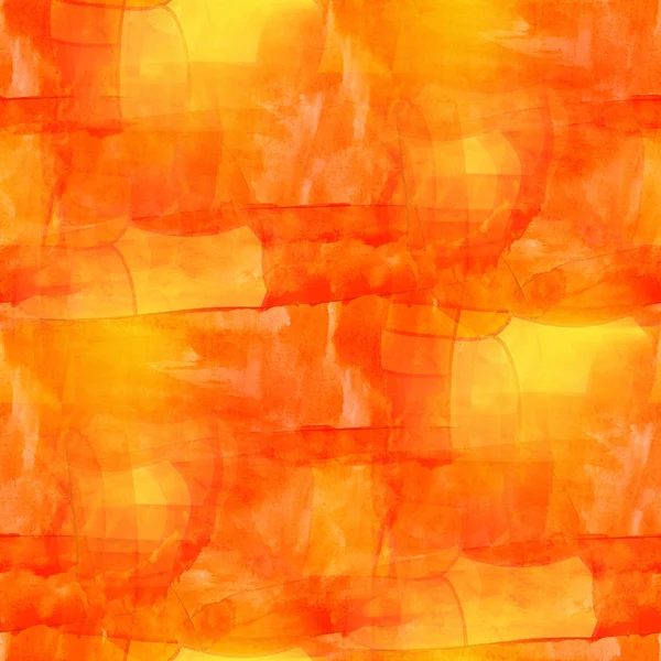 Artist seamless orange cubism art texture watercolor background — Stock Photo, Image